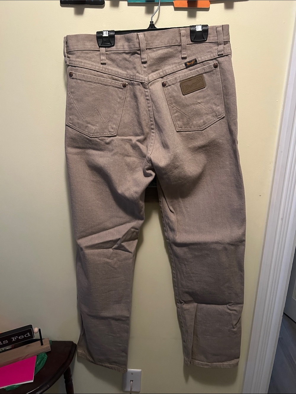 Wrangler cowboy cut jeans beige 32X 32